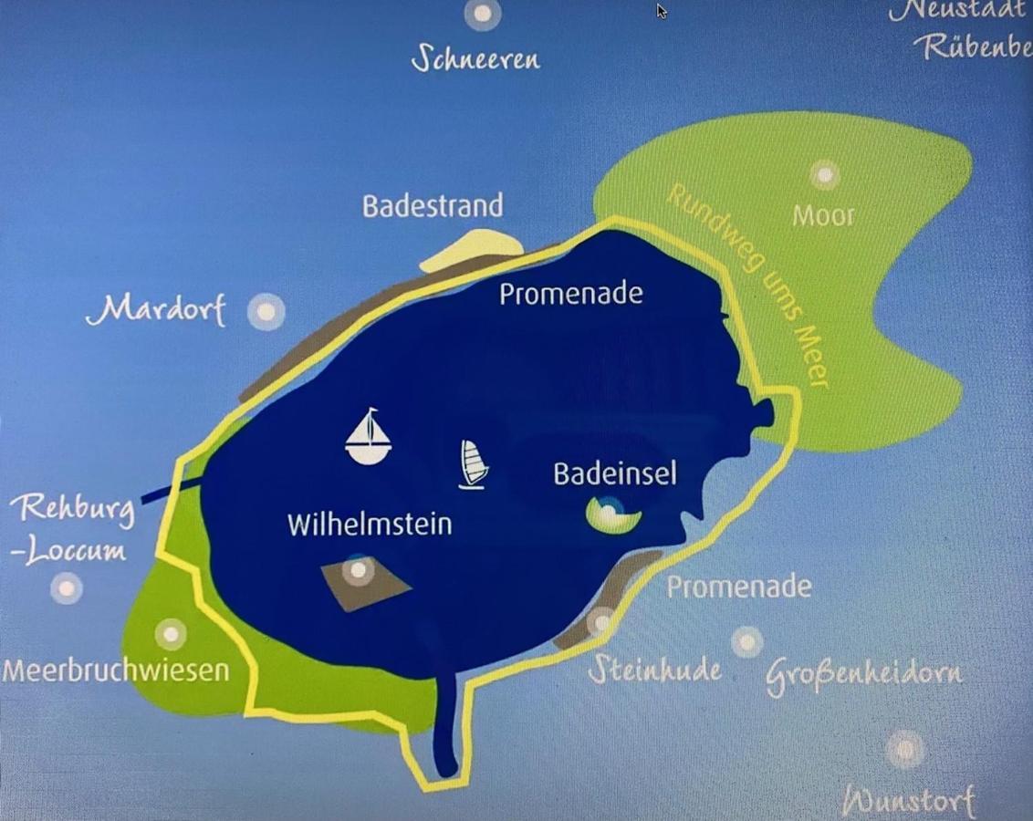 Ferien-Whg Souterrain Exklusives App Stella Maris Mit Parkplatz Direkt Am Steinhuder-Meer Вунсторф Екстериор снимка